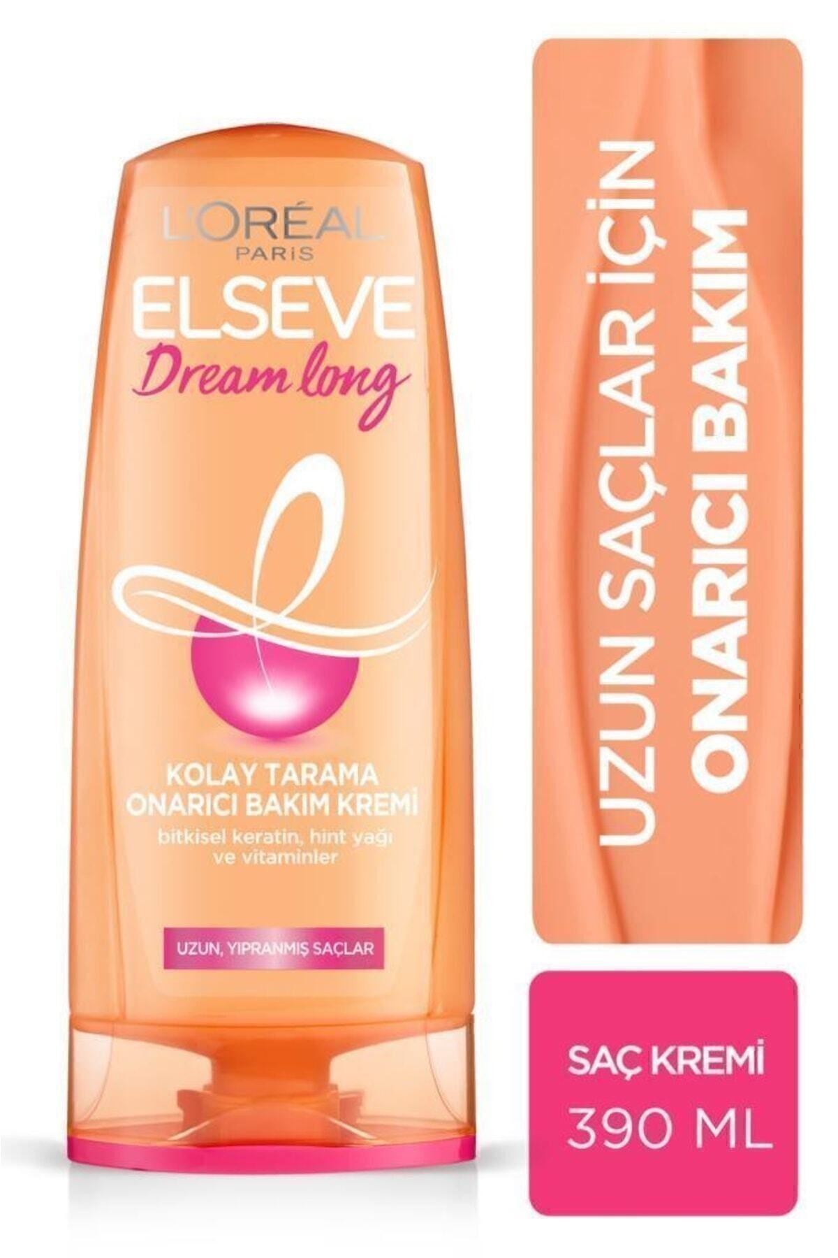 Dream Long Onarıcı Bakım Şampuanı 390 Ml & Kolay Tarama Saç Bakım Kremi 390ml