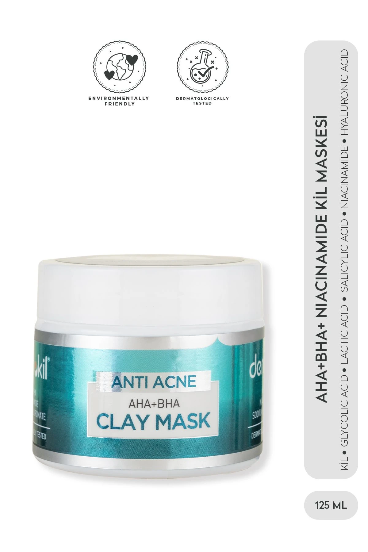 Akne Karşıtı Aha - Bha Kil Maskesi 125 ml