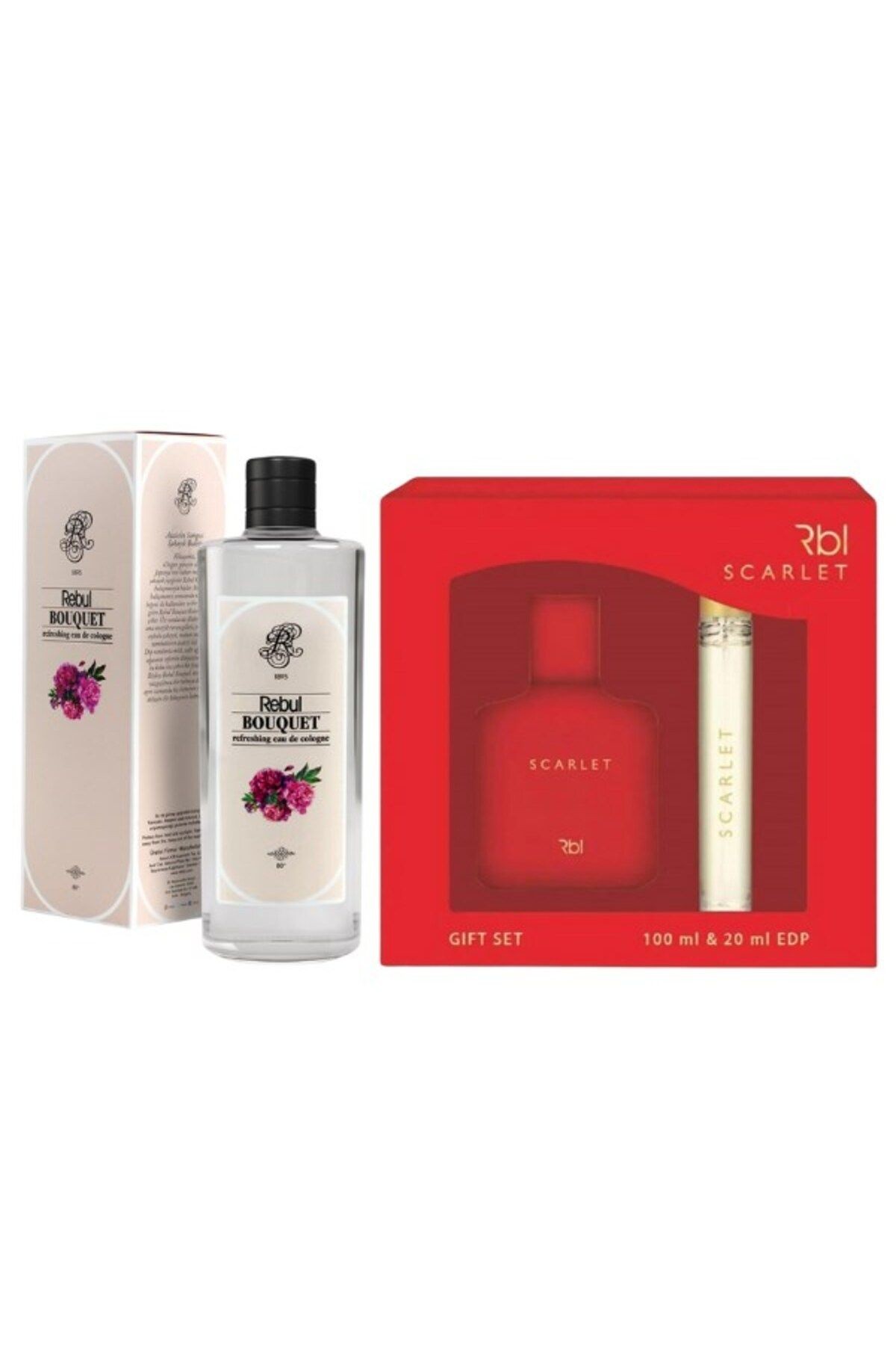 Scarlet Edp 100 ml + 20 ml Kadın Parfüm + Kolonya Bouquet 250 ml Özel Set