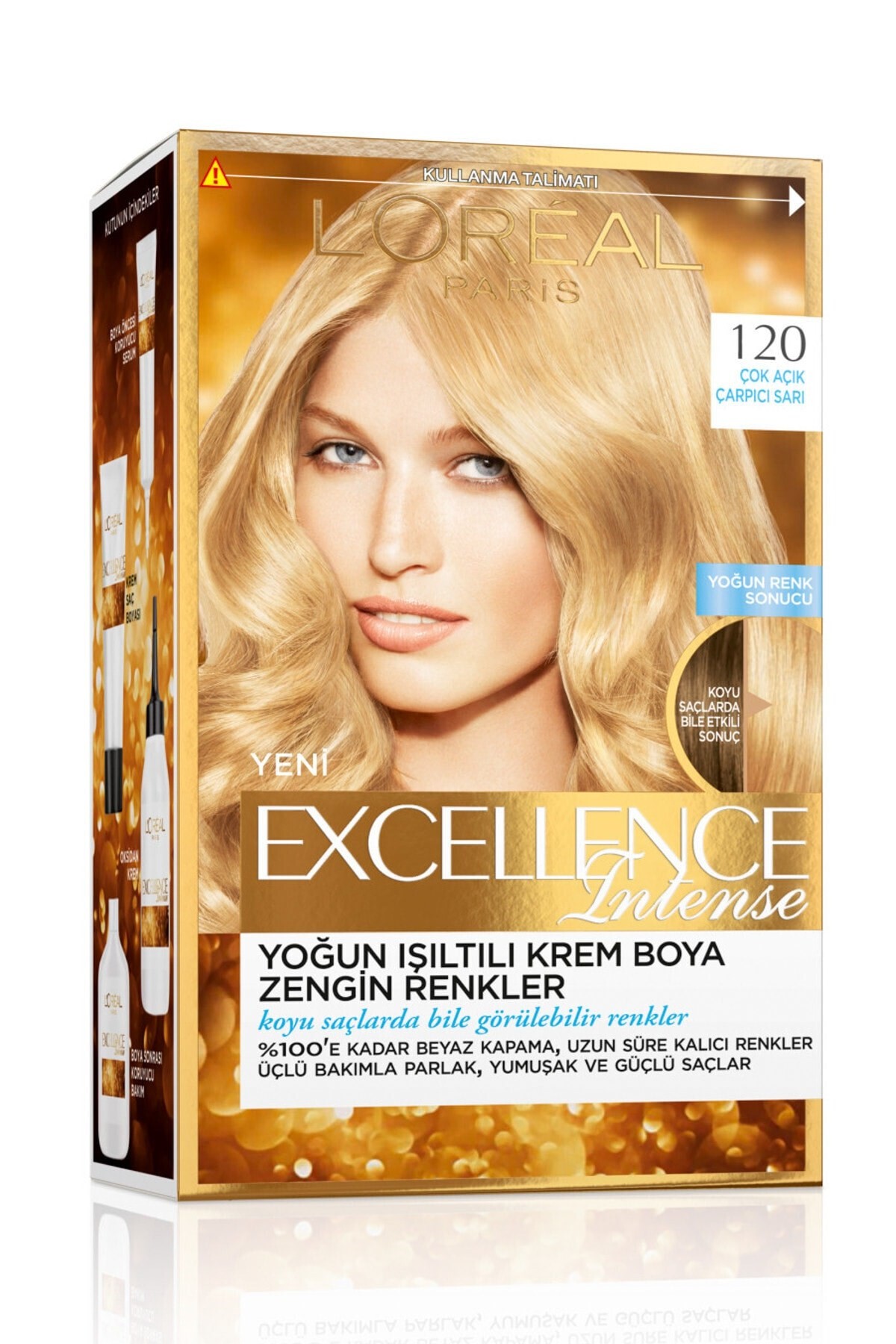 L'Oreal Paris Saç Boyası - Excellence Intense No: 120 Çok Açık Çarpıcı Sarı