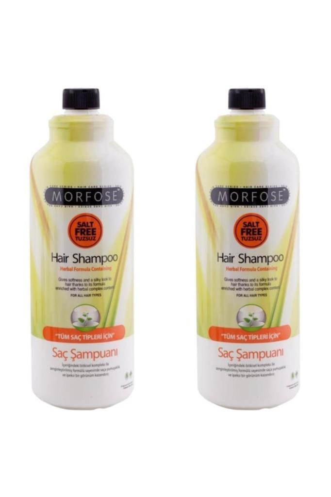 Morfose Şampuan Bitkisel Tuzsuz 1000 Ml X 2 Adet 86986553831390