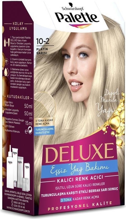  Palette Deluxe 10-2 Platin Sarısı Saç Boyası