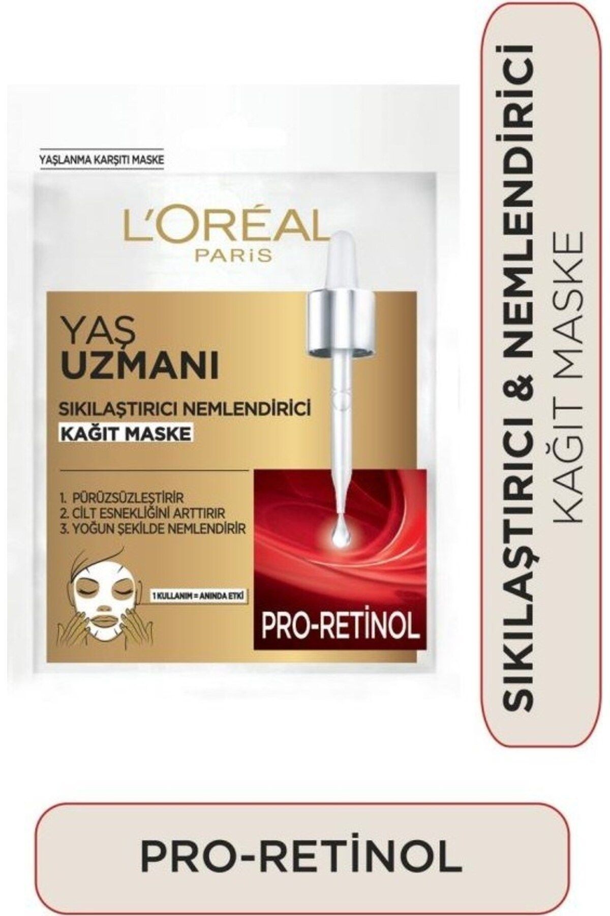 Yaş Uzmanı  Kağıt Maske 40+
