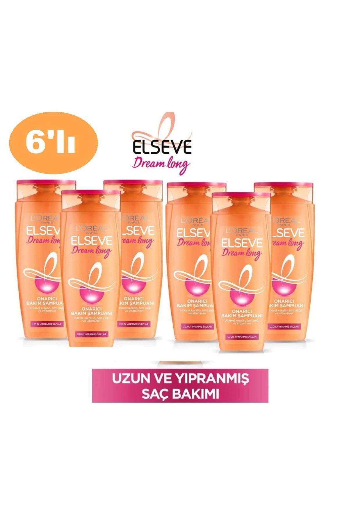 Şampuan 390 ml Dream Long X6 Adet