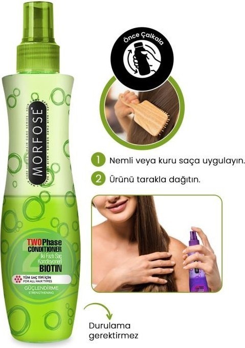 Morfose Çift Fazlı Fön Suyu Biotin 240 ml