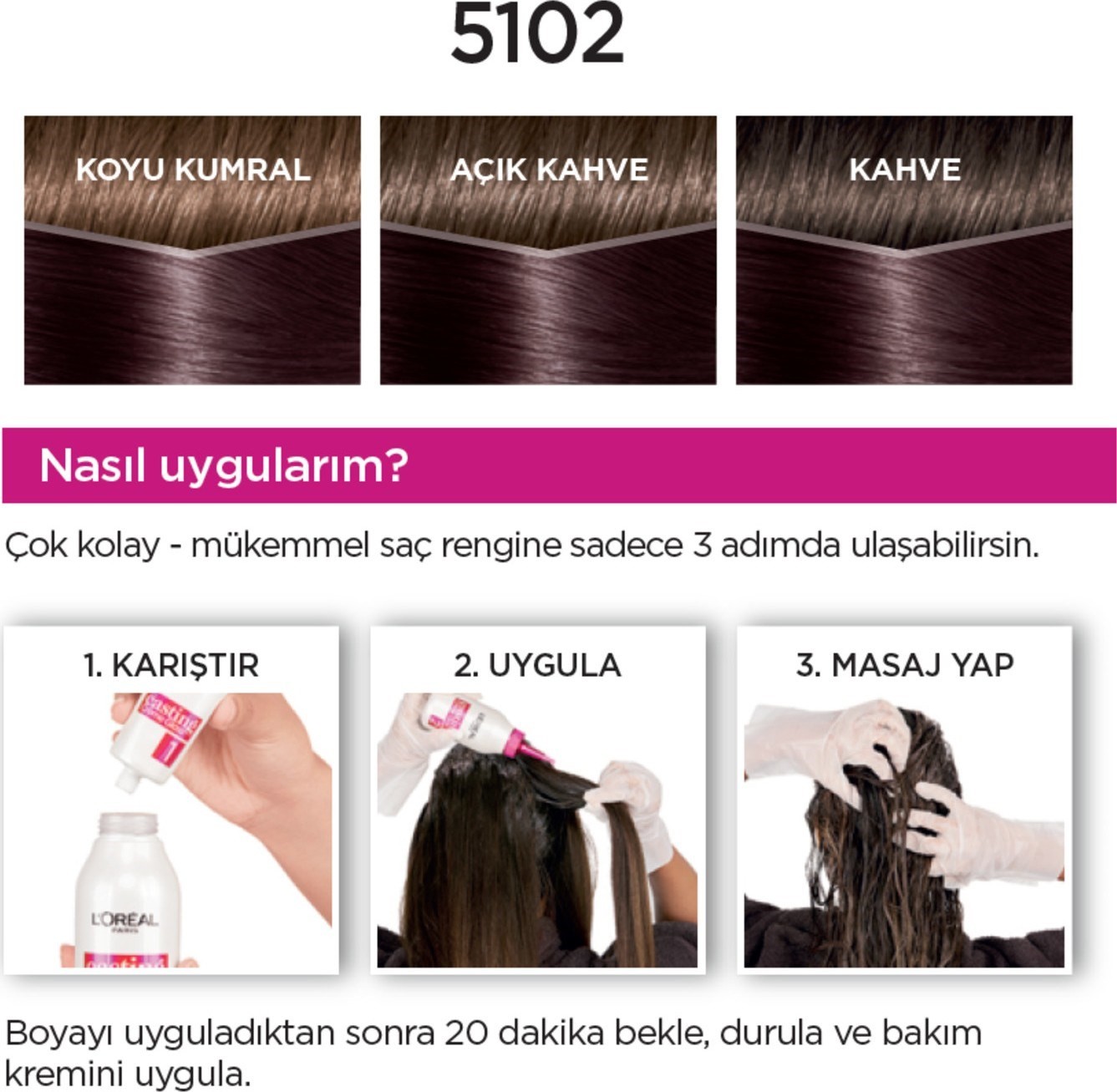 Loreal Paris Casting Creme Gloss Saç Boyası 5102 Cool Mocha