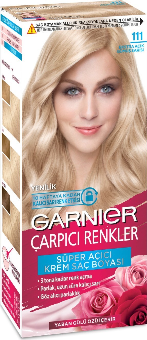 Garnier Çarpıcı Renkler 111 Ekstra Açık Gümüş Sarısı