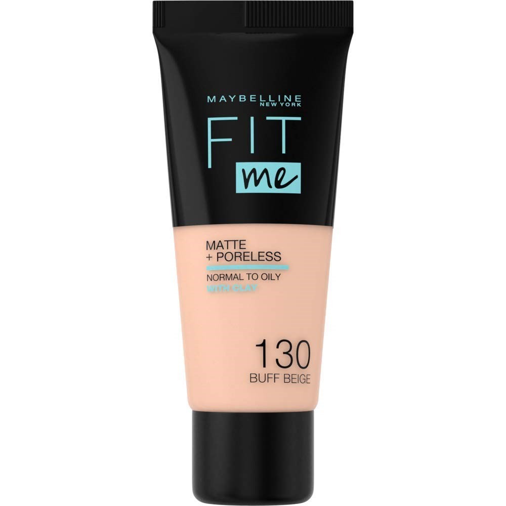 Maybelline New York Fit Me Matte+Poreless Fondöten, 130 Buff Beige
