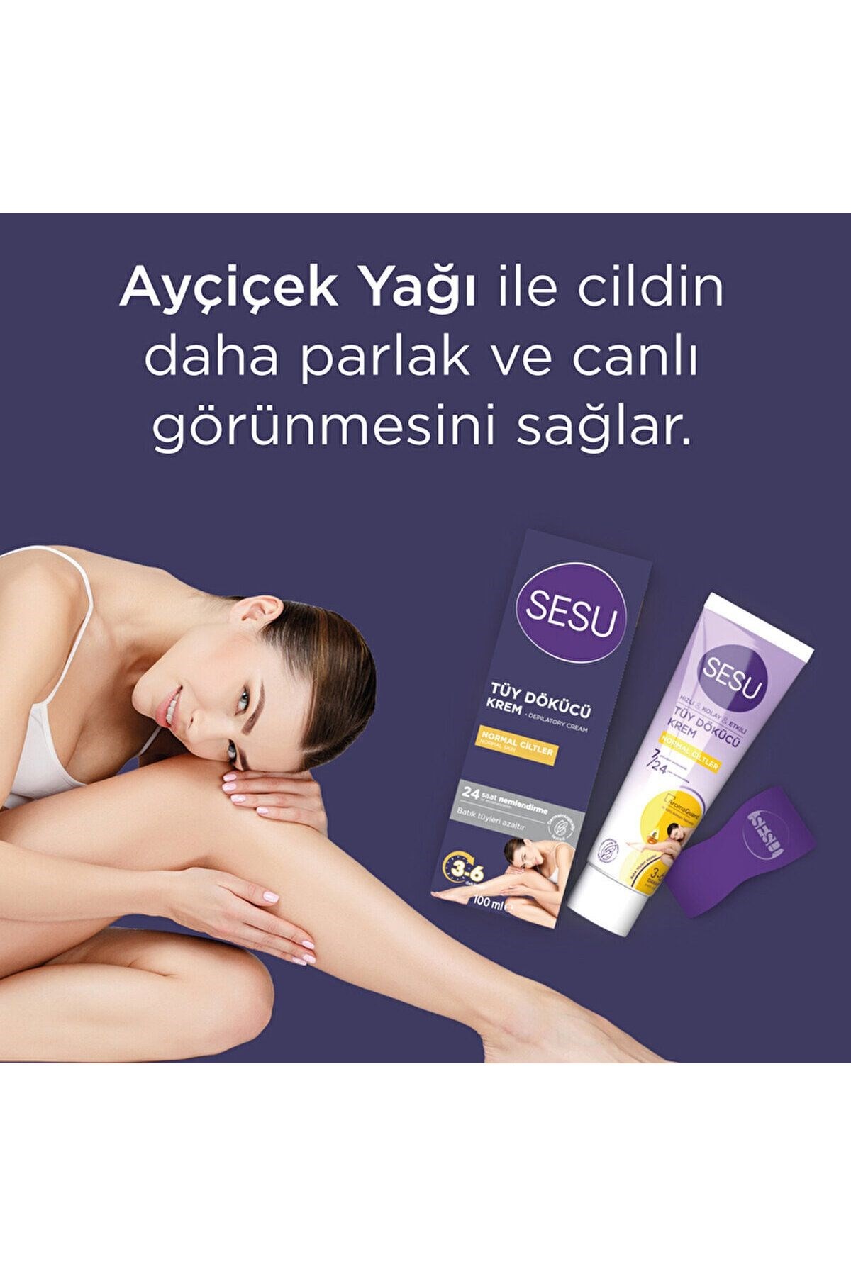 Sesu Tüy Dökücü Krem Normal Ciltler 100 ml