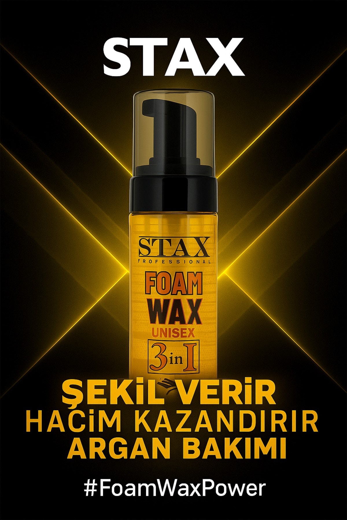 TRISTAX Argan & Keratin Köpük Saç Şekillendirici 2'li SET