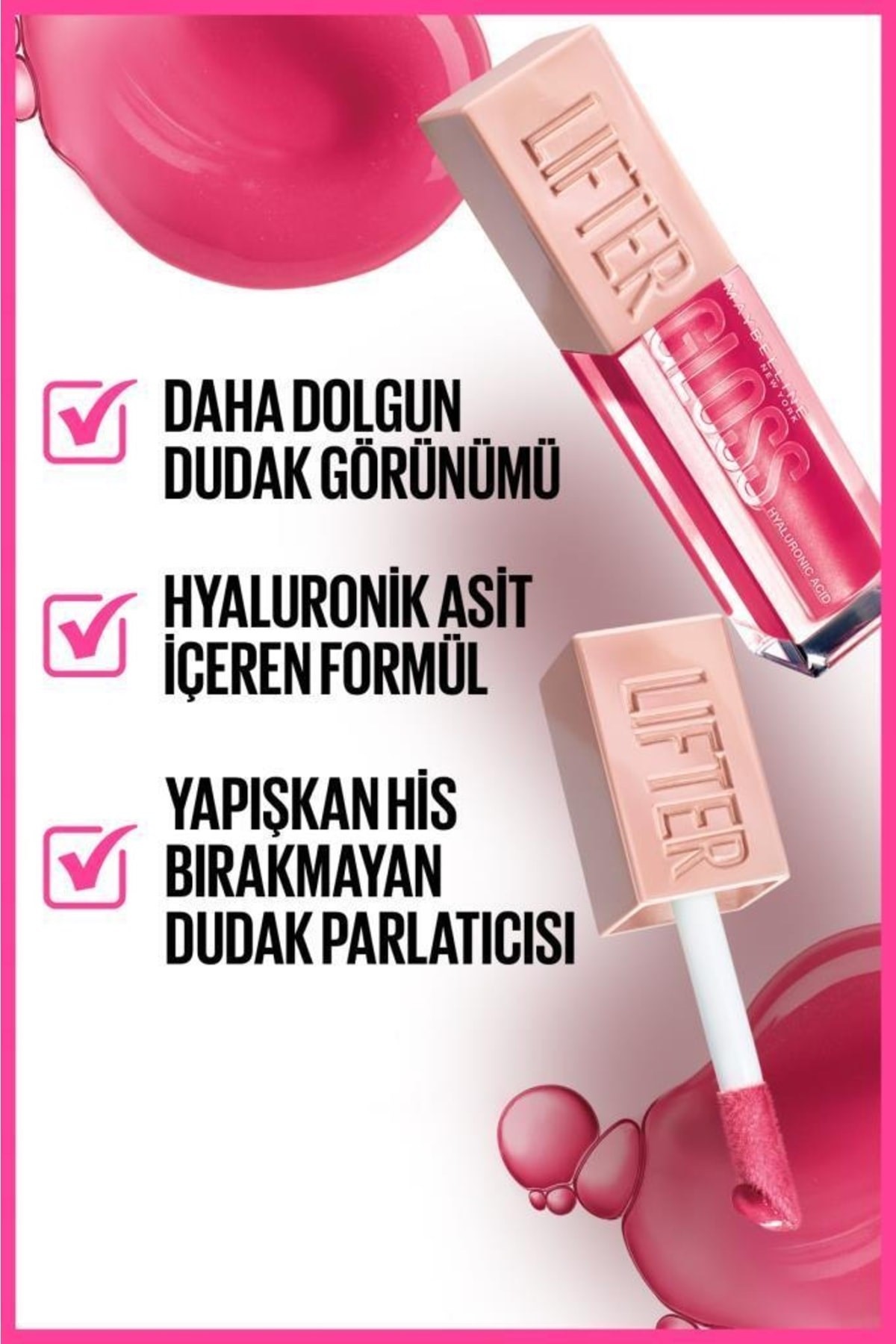 Maybelline New York Lifter Gloss Nemlendirici Dudak Parlatıcısı- 22 Peach Ring