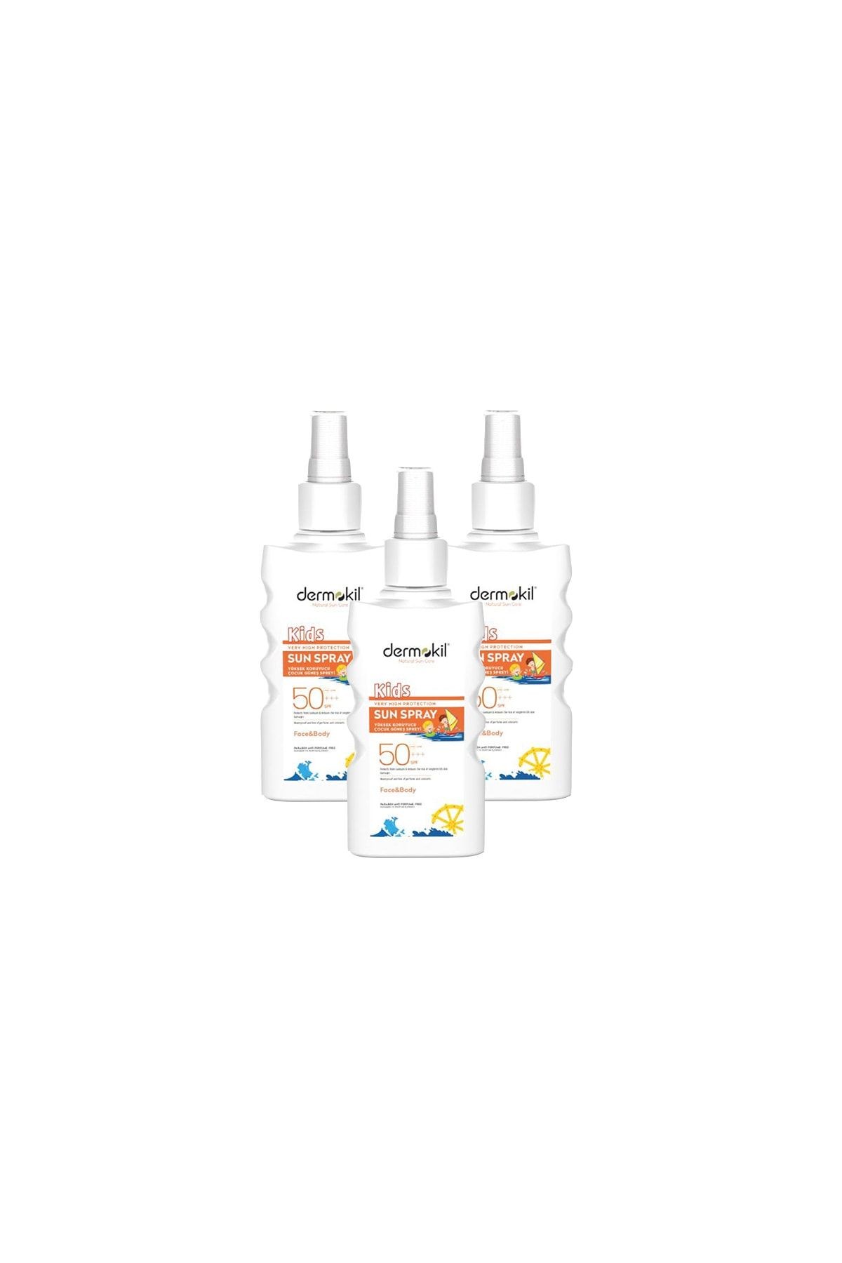 Yüksek Koruyucu Çocuk Güneş Spreyi 50 spf 200 ml x 3 Adet