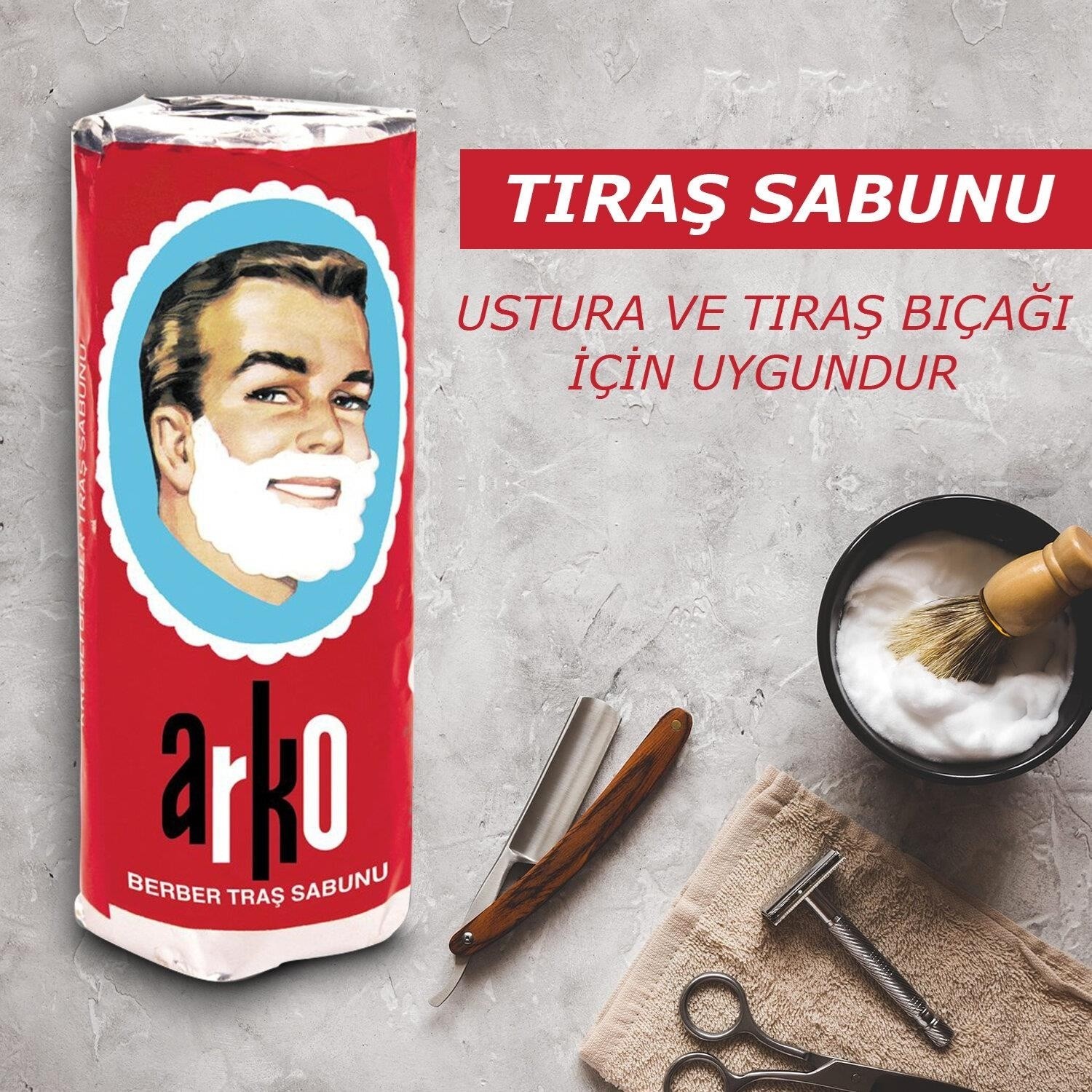 Arko Men Tıraş Sabunu 75 gr x 3 Adet