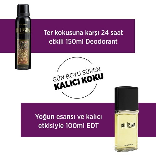 Bellissima EDT Kadın Parfüm 60 ml & 150 ml Deodorant
