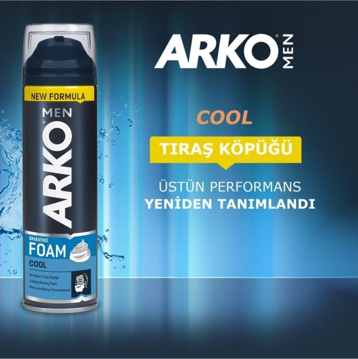 Arko Men Men Tıraş Köpüğü Cool 4x200ml