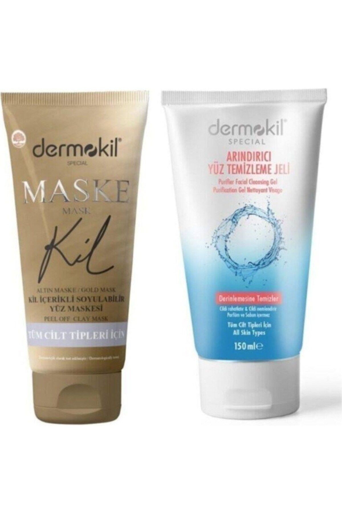 Special Soyulabilir Kil Içerikli Gold Maske (75 Ml) + Arındırıcı Yüz Temizleme Jeli (150ML)