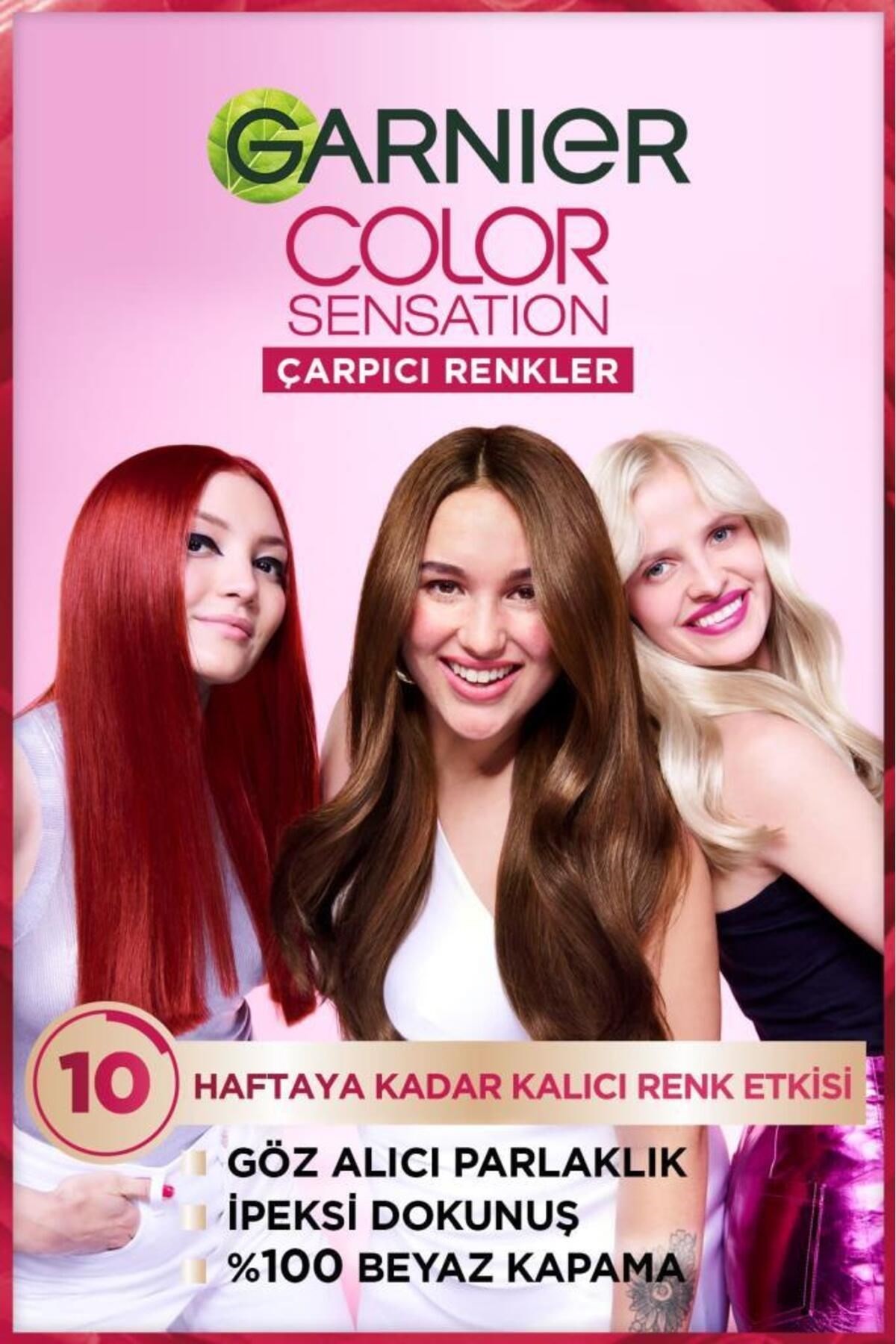 Garnier Çarpıcı Renkler 7.3 Altın Kumral Saç Boyası, Demikit