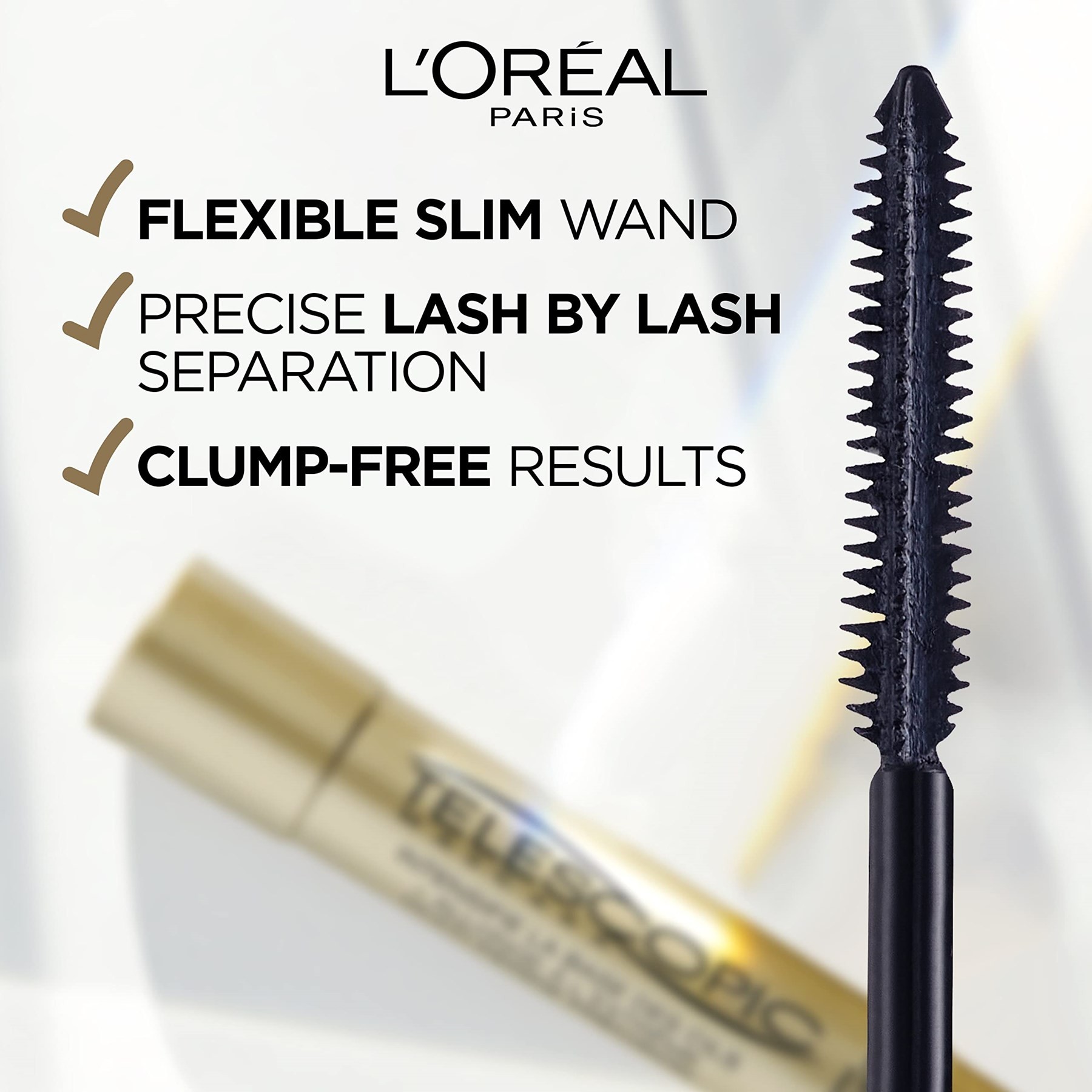 L'Oréal Paris Telescopic Maskara - Siyah 1 Paket (1 x 8 ml)