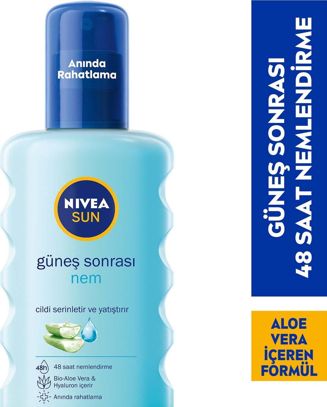 Nivea Sun Güneş Sonrasi Nem Cildi Rahatlatan Nemlendirici Sprey 200 Ml