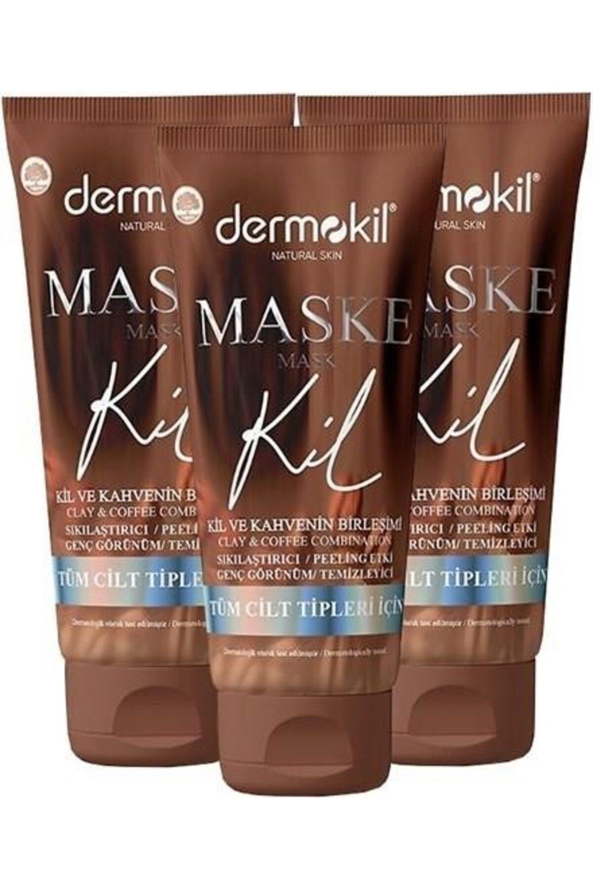 Sıkılaştırıcı Genç Görünüm Için Kahve Içerikli Yüz Kil Maskesi 75 ml x 3 Adet