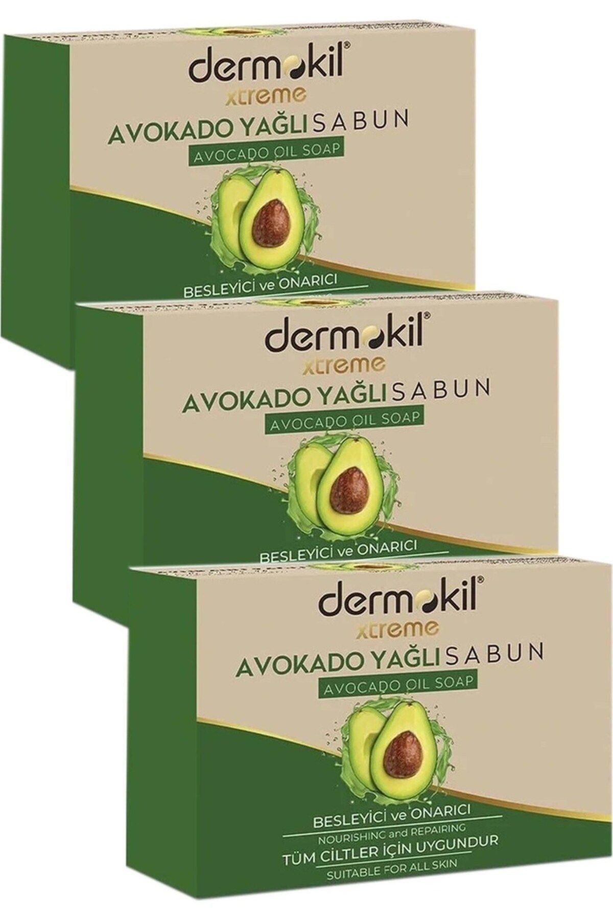 Dermokıl 100 gr Sabun Avokado Yaglı 3'lü Paket