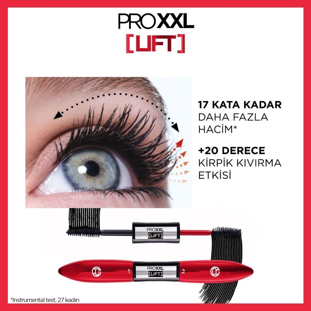 L'oréal Paris Pro Xxl Lift Çift Taraflı Maskara - Kirpik Lifting Etkisi