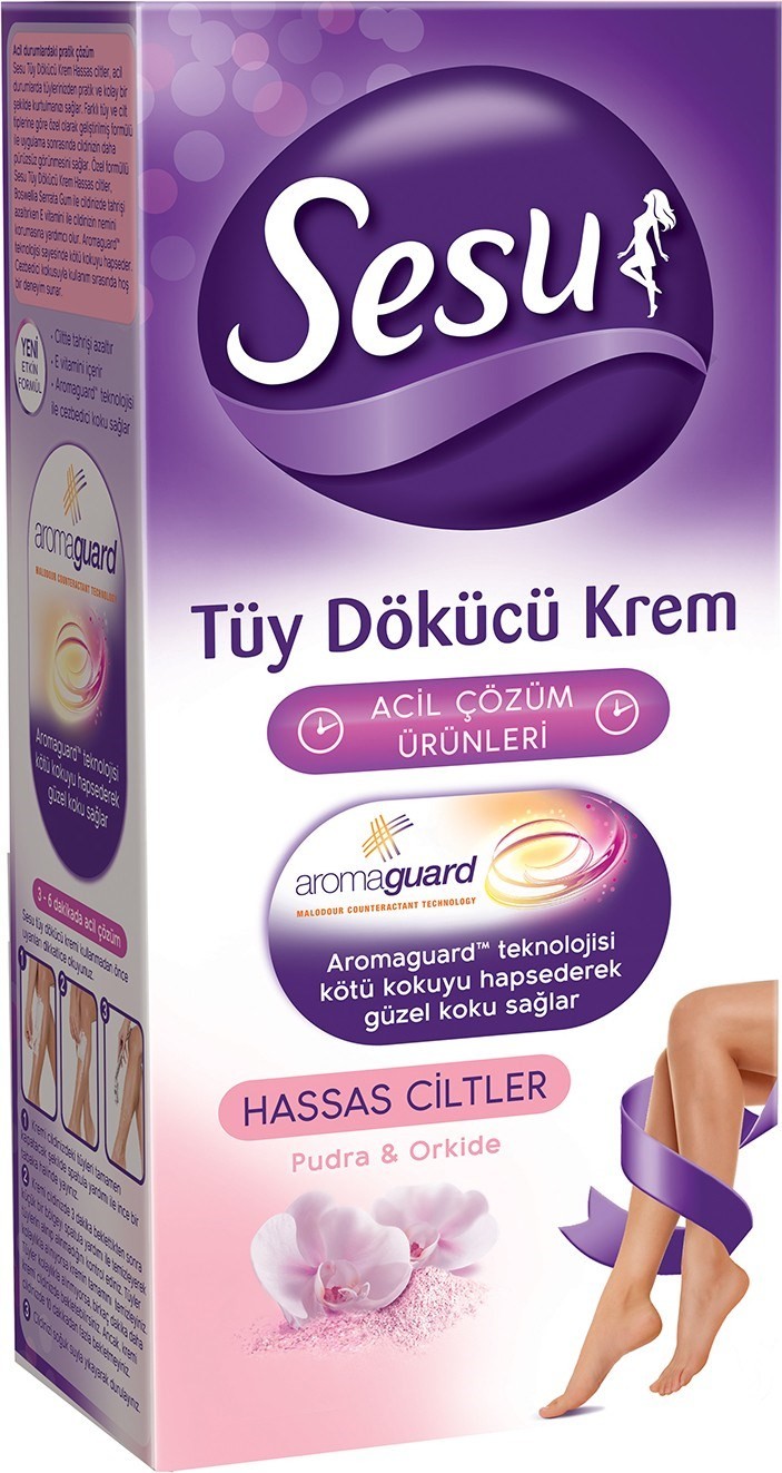 Sesu Tüy Dökücü Krem Hassas Ciltler 40 ml
