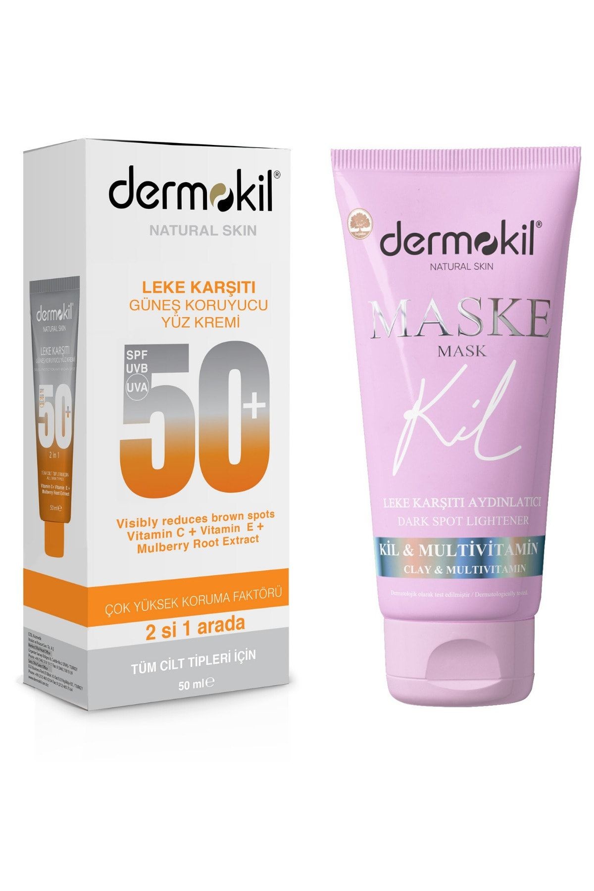 Leke Karşıtı Güneş Krem Ve Leke Maske 2'li Set