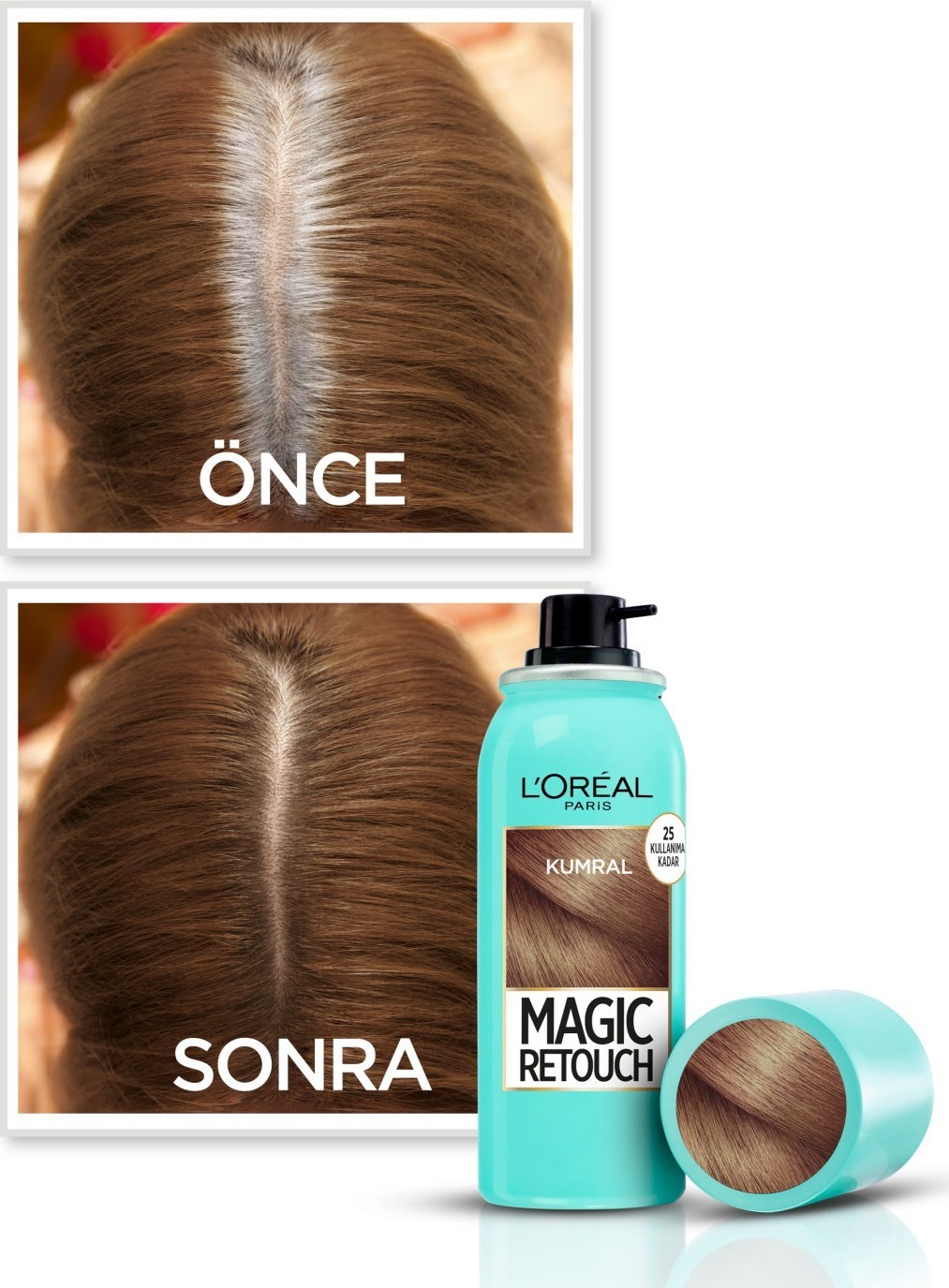 L'Oréal Paris Magic Retouch Beyaz Dipleri Kapatıcı Sprey - Kumral