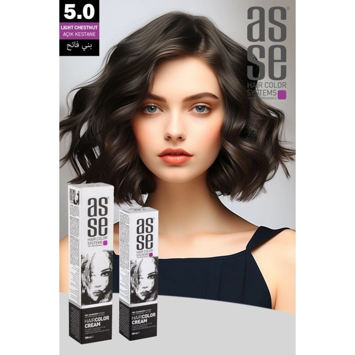 Asse Hair Color Systems Saç Boyası No: 5 Açık Kestane