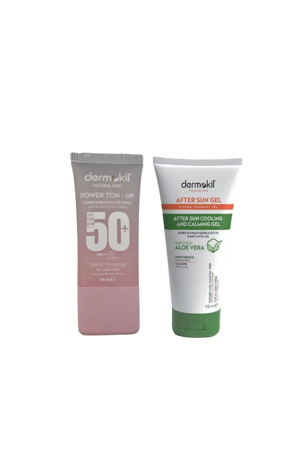 Cilt Tonu Eşitleyici Güneş Koruyucu Yüz Kremi 50 Spf 50 ml Serinletici Ve Rahatlatıcı Jel 100 ml