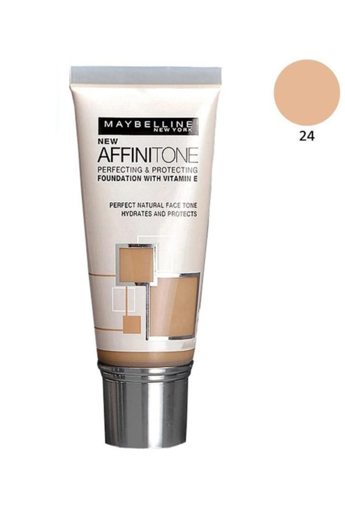  Maybelline New York Affinitone Fondöten 24 Golden Beige (30 ml)