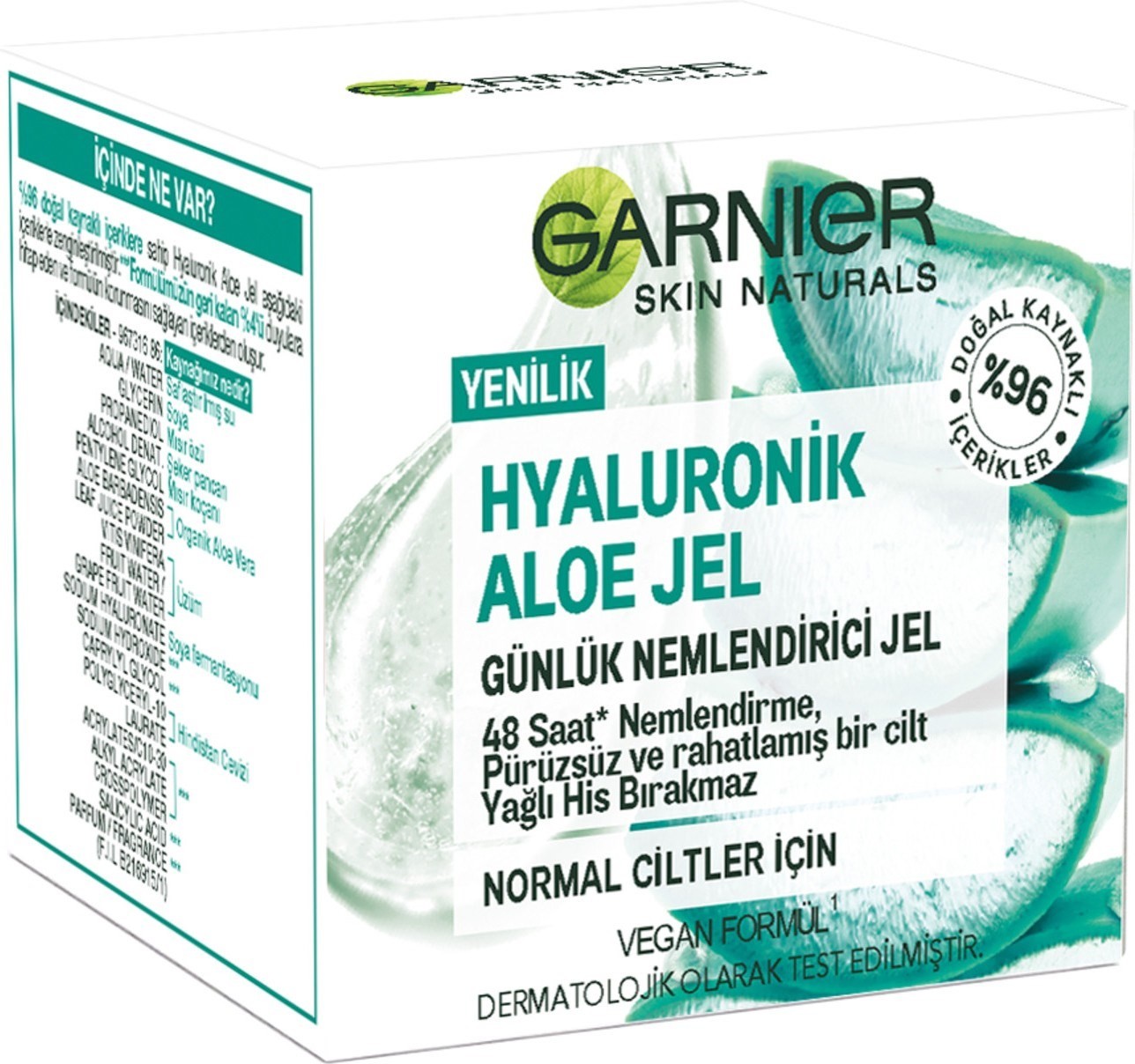 Garnier Hyaluronik Aloe Jel - Günlük Nemlendirici 50 Ml