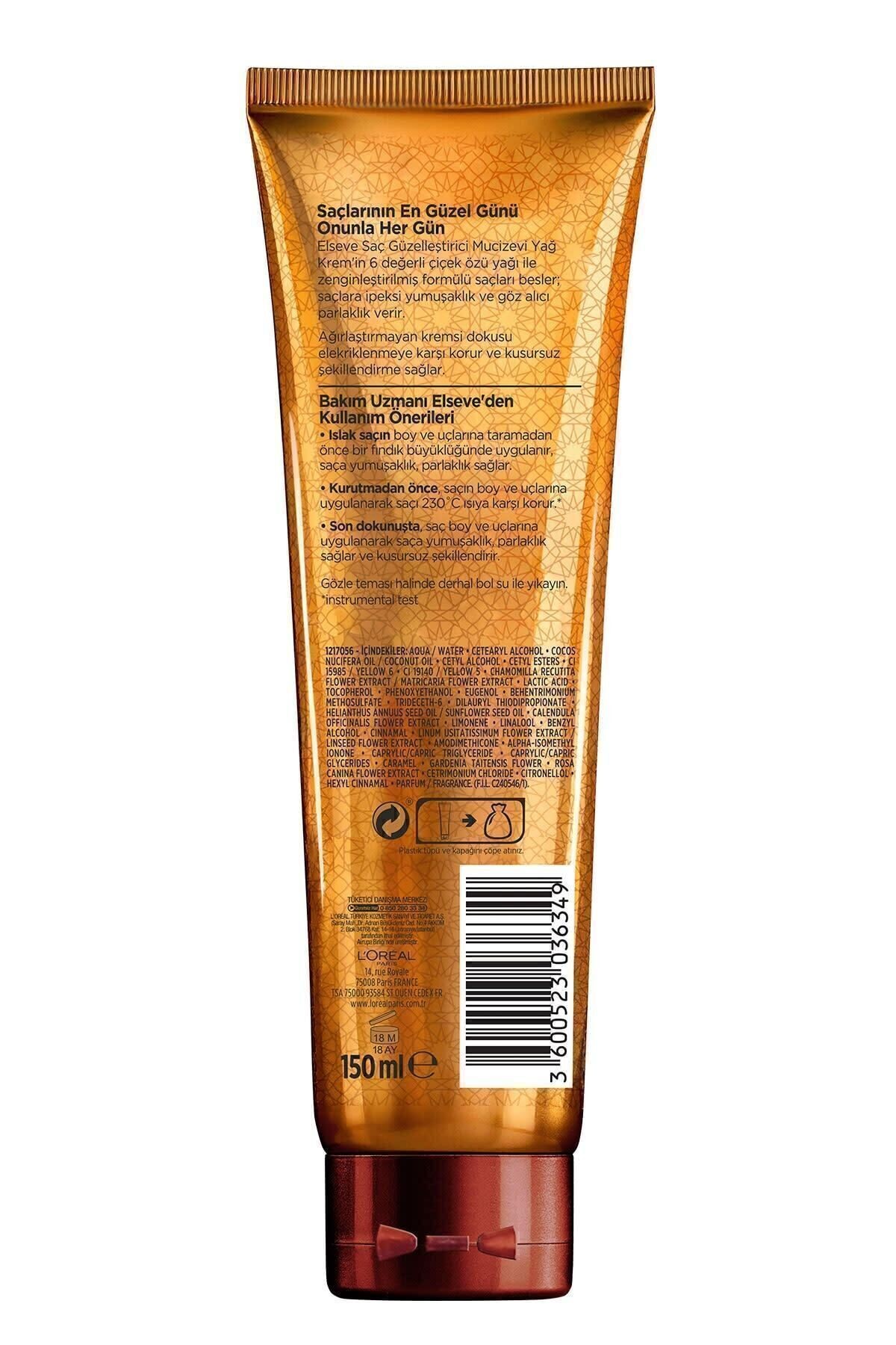 2'li Mucizevi Yağ Saç Güzelleştirici Krem 150 Ml-kuru Ve Sert Saçlar