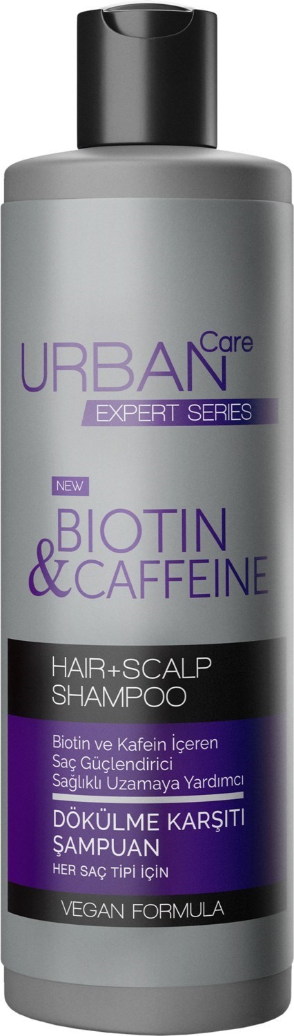 URBAN Care Expert Biotin ve Kafein Dökülme Karşıtı Saç Bakım Şampuanı-Hızlı Uzamaya Yardımcı-350 ML
