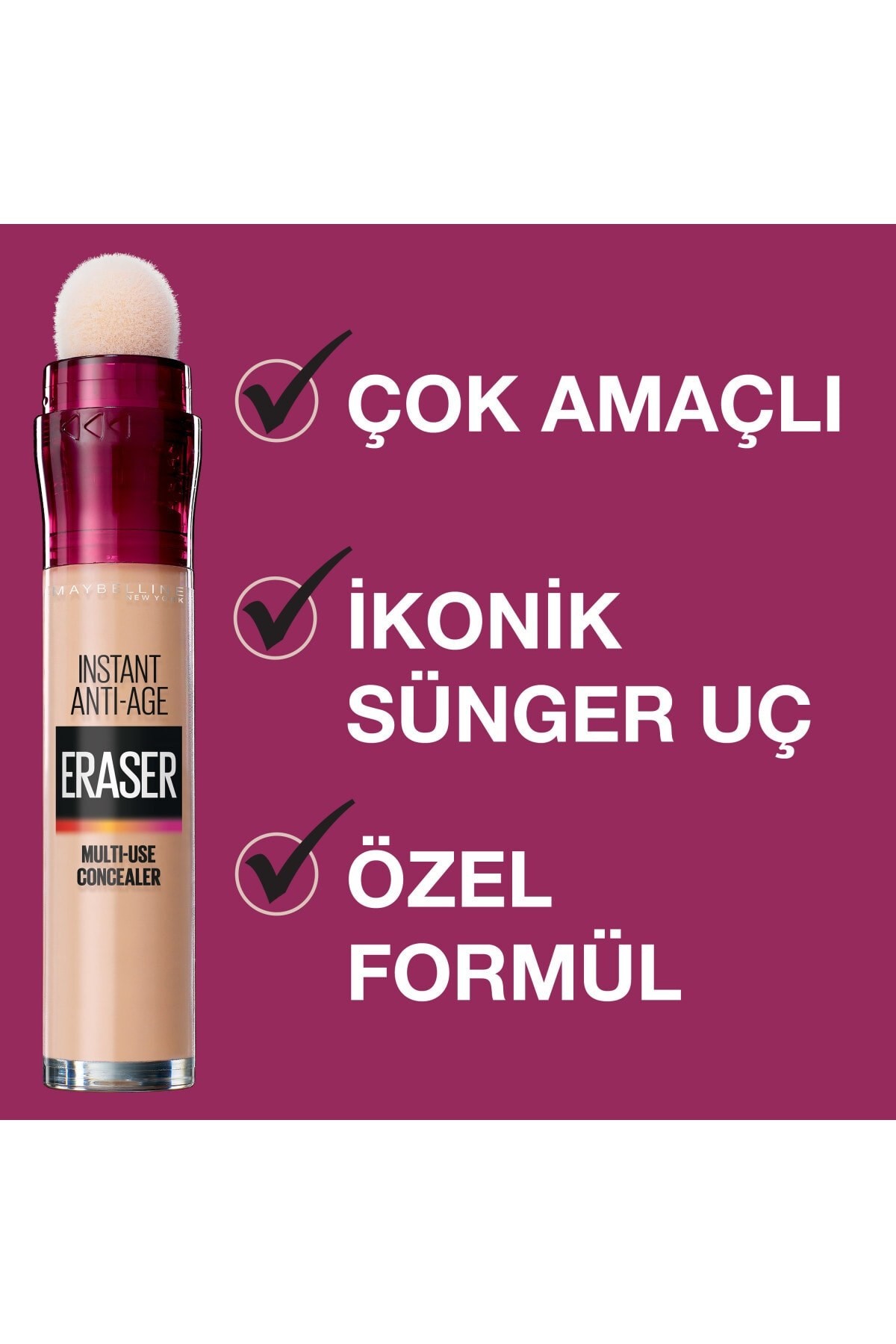 Maybelline New York Instant Anti Age Eraser Kapatıcı - 01 Light