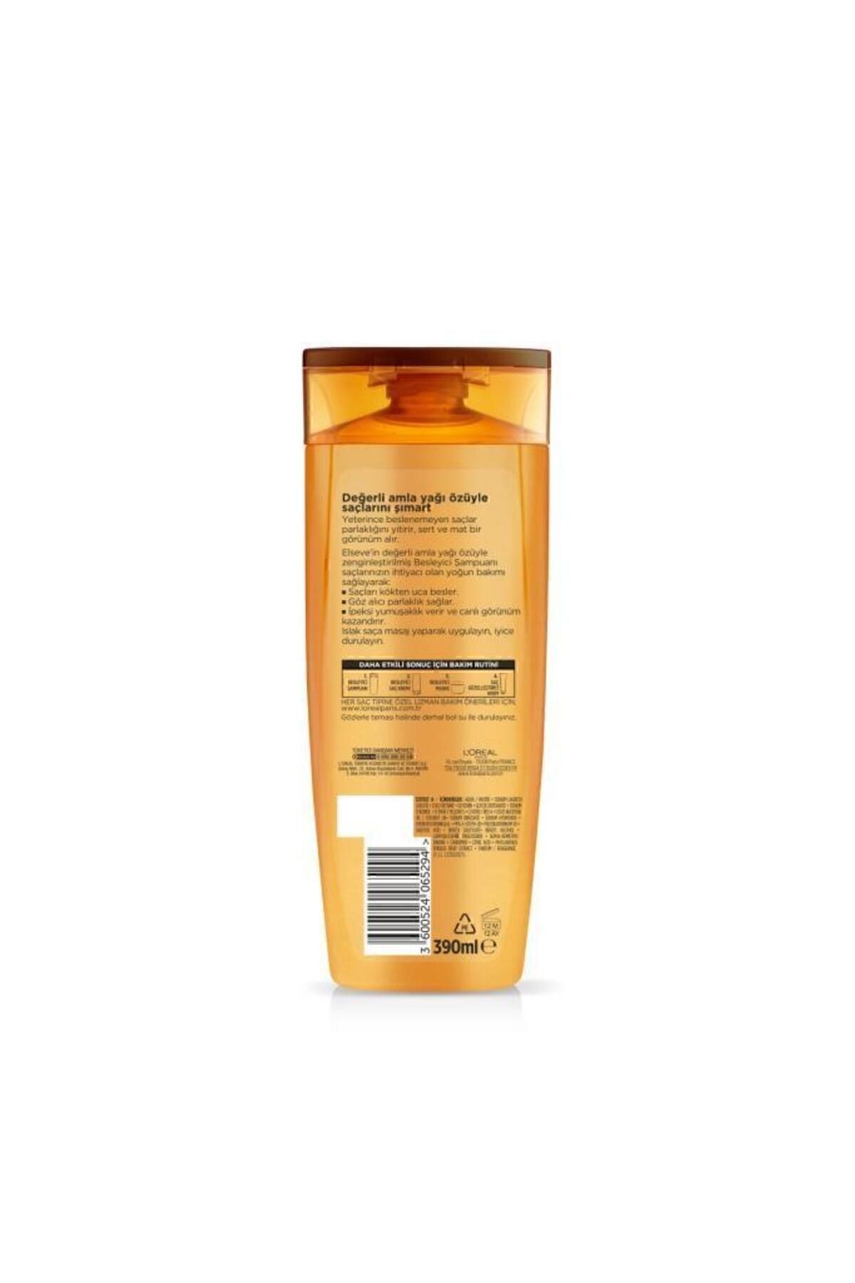L'Oréal Paris Elseve Mucizevi Yağ Besleyici Bakım Şampuanı 390 ml