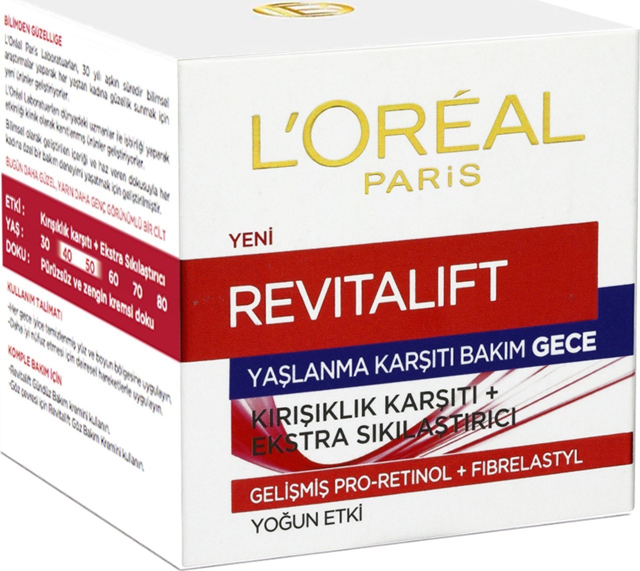 L'Oréal Paris Revitalift Gece Bakım Kremi