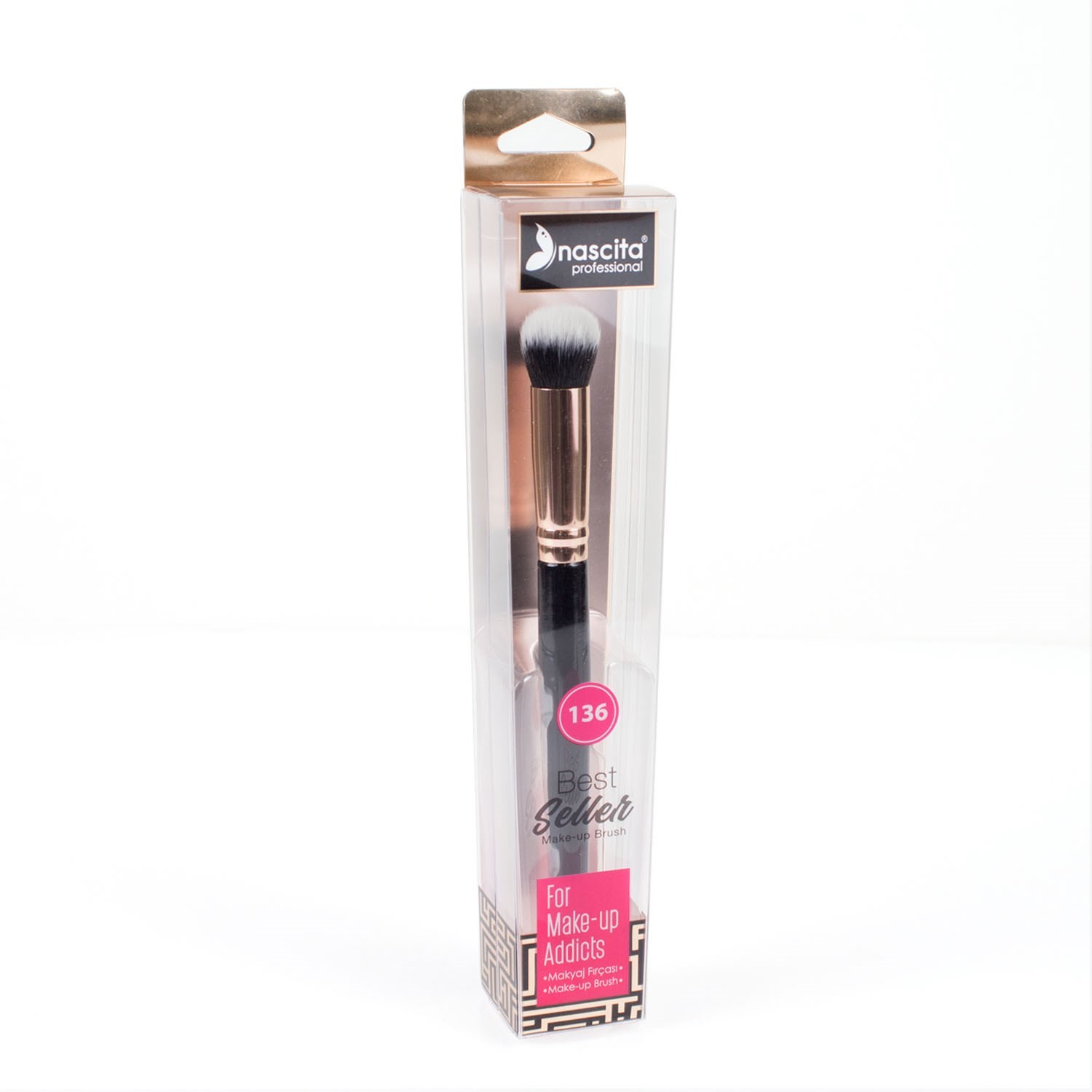 Nascita Profesyonel Oval Yapılı Kapatıcı Fırçası NASBRUSH0136