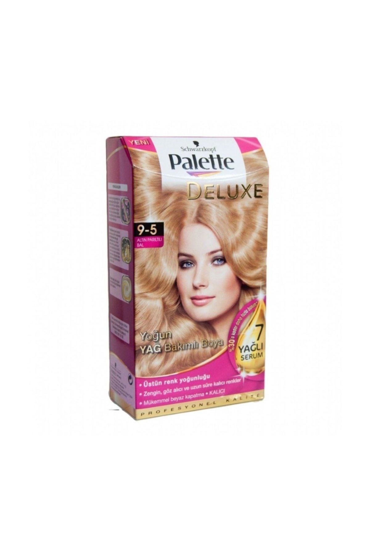 Palette Deluxe Saç Boyası 9-5 Altın Pırıltıl Bal