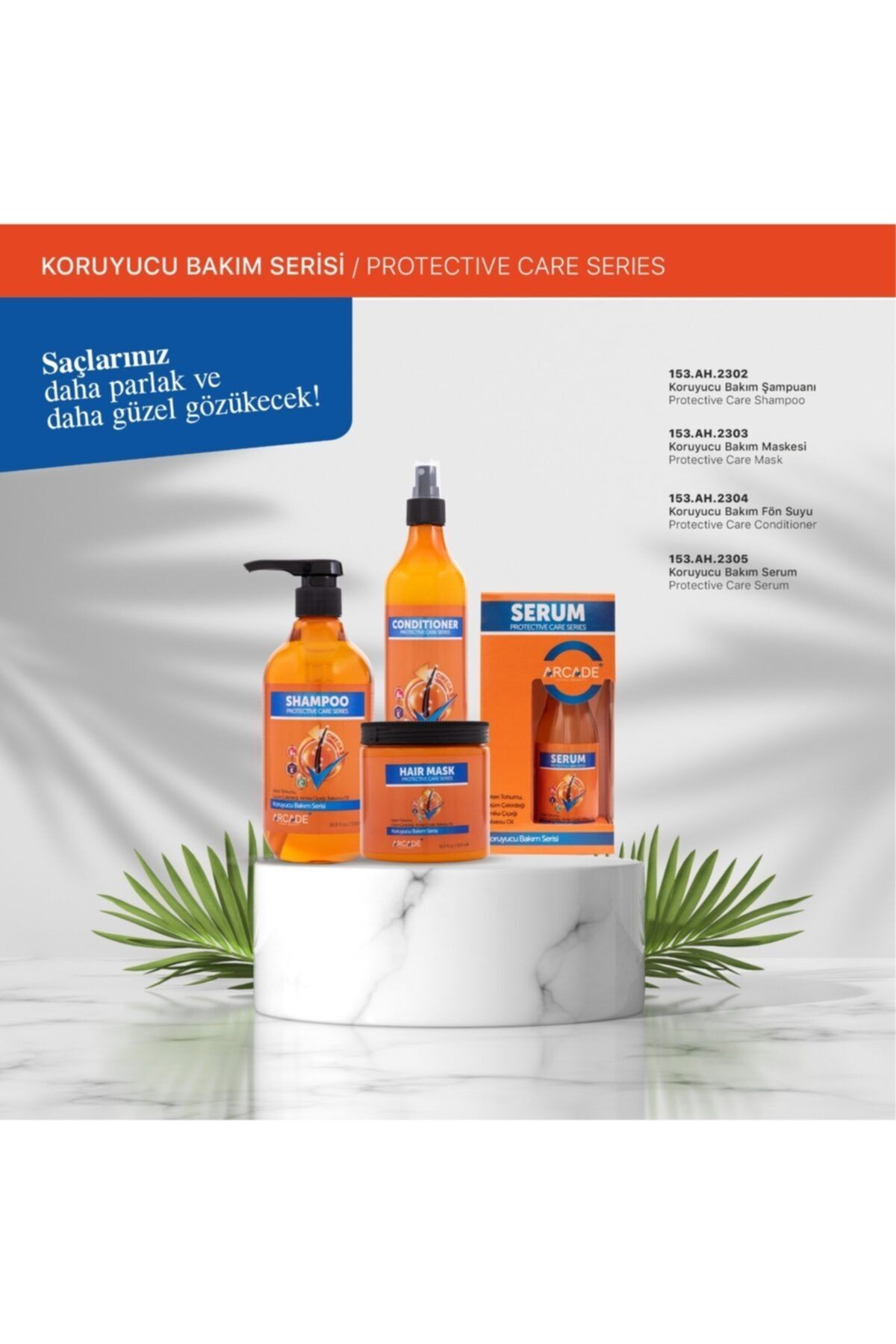 Koruyucu Bakım Serisi ( Şampuan+maske+serum+fön Suyu)