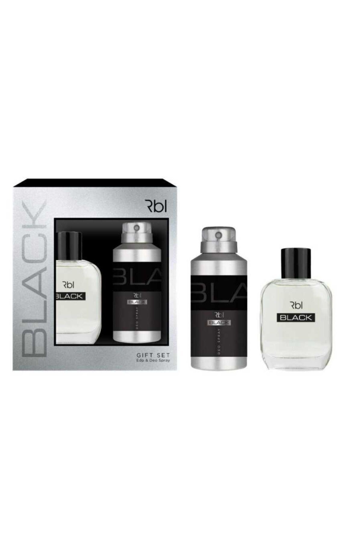 Black Edt 50 ml Deodorant Sprey 150 ml Erkek Parfüm Seti