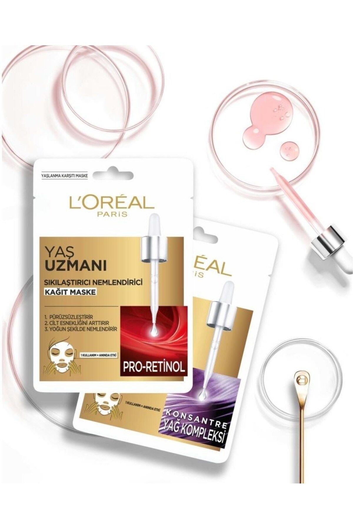 Yaş Uzmanı  Kağıt Maske 40+