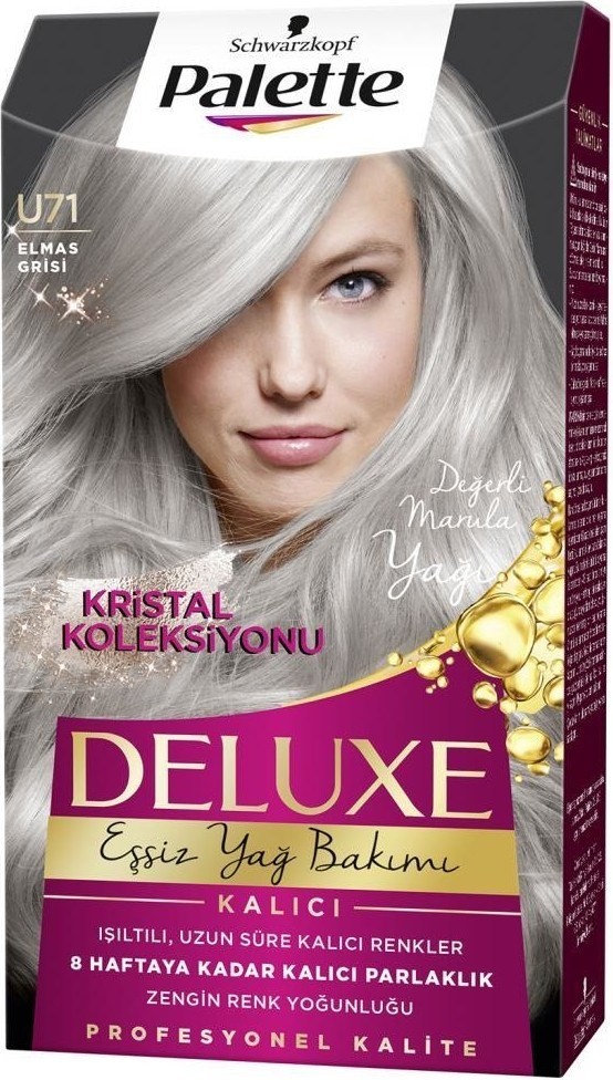 Palette Deluxe U71 Elmas Grisi Saç Boyası