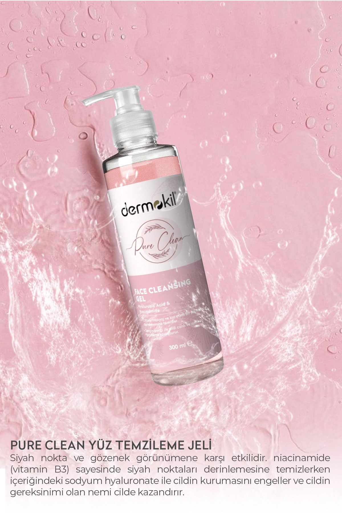 Pure Clean Yüz Temizleme Jeli 300 ml