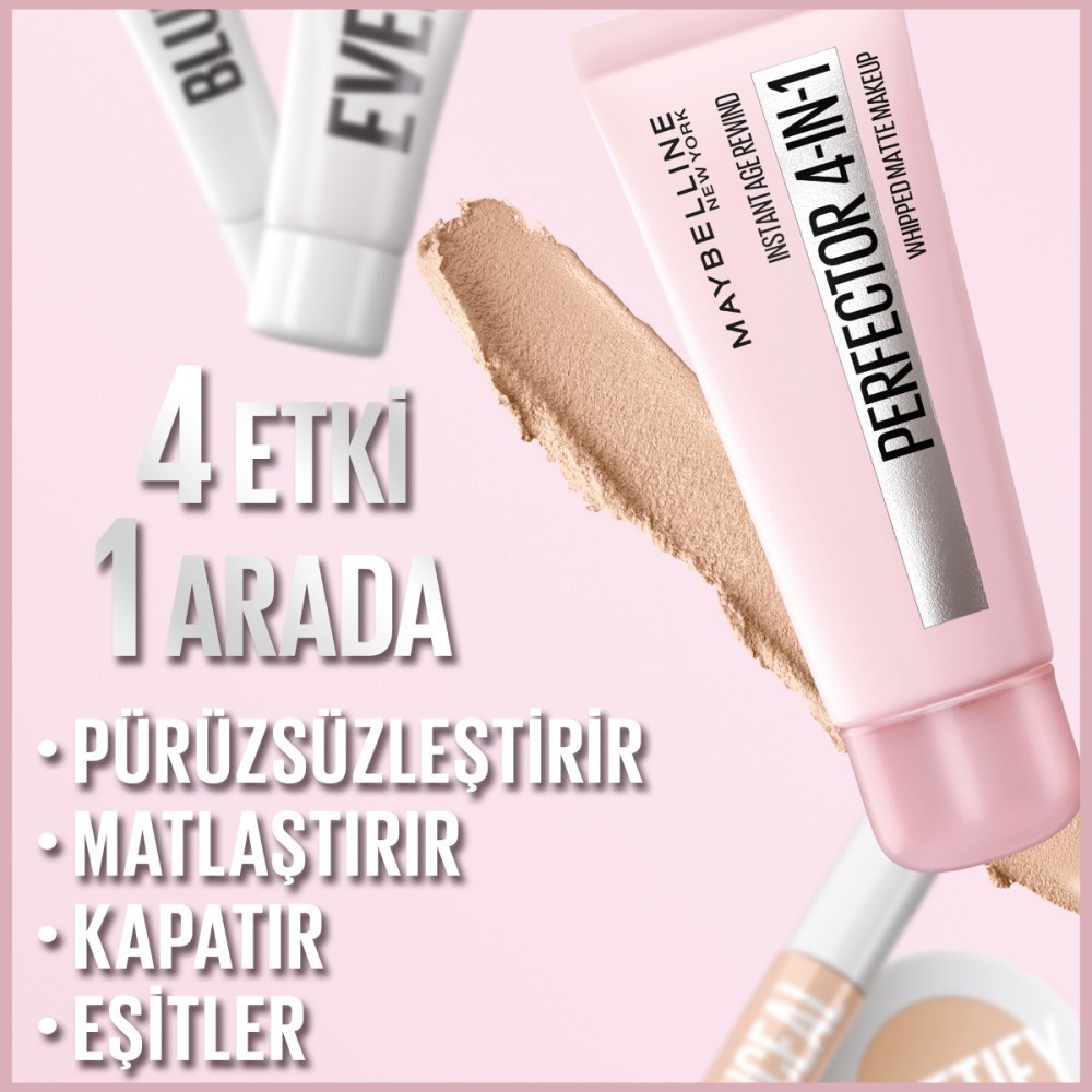 Maybelline New York Instant Perfector 4 ETKİ 1 ARADA Fondöten- Light Medium (Koyu Ton)