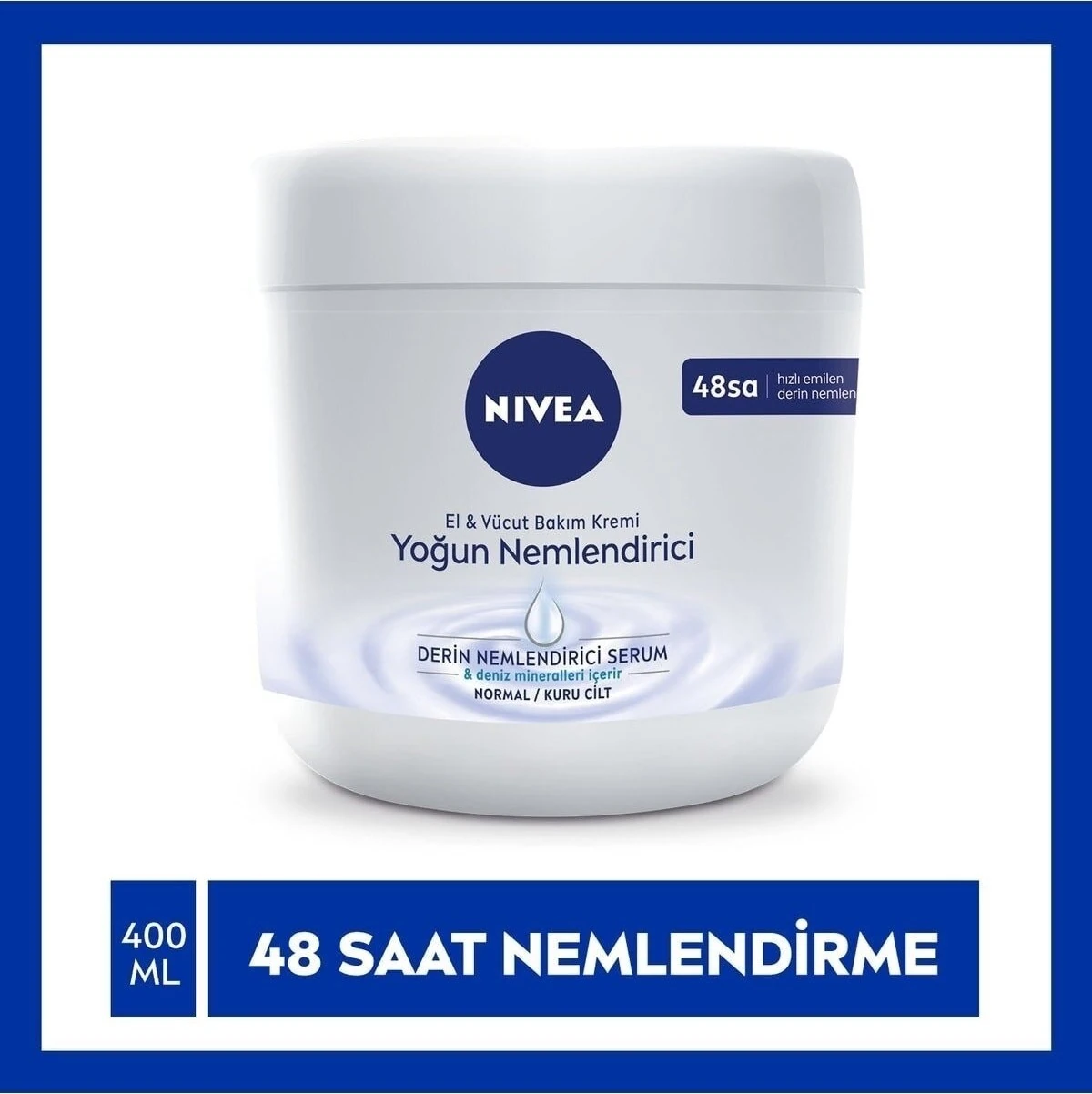 Nivea El ve Vucut Yoğun Nemlendirici Bakım Kremi 400 ml x 2 Adet
