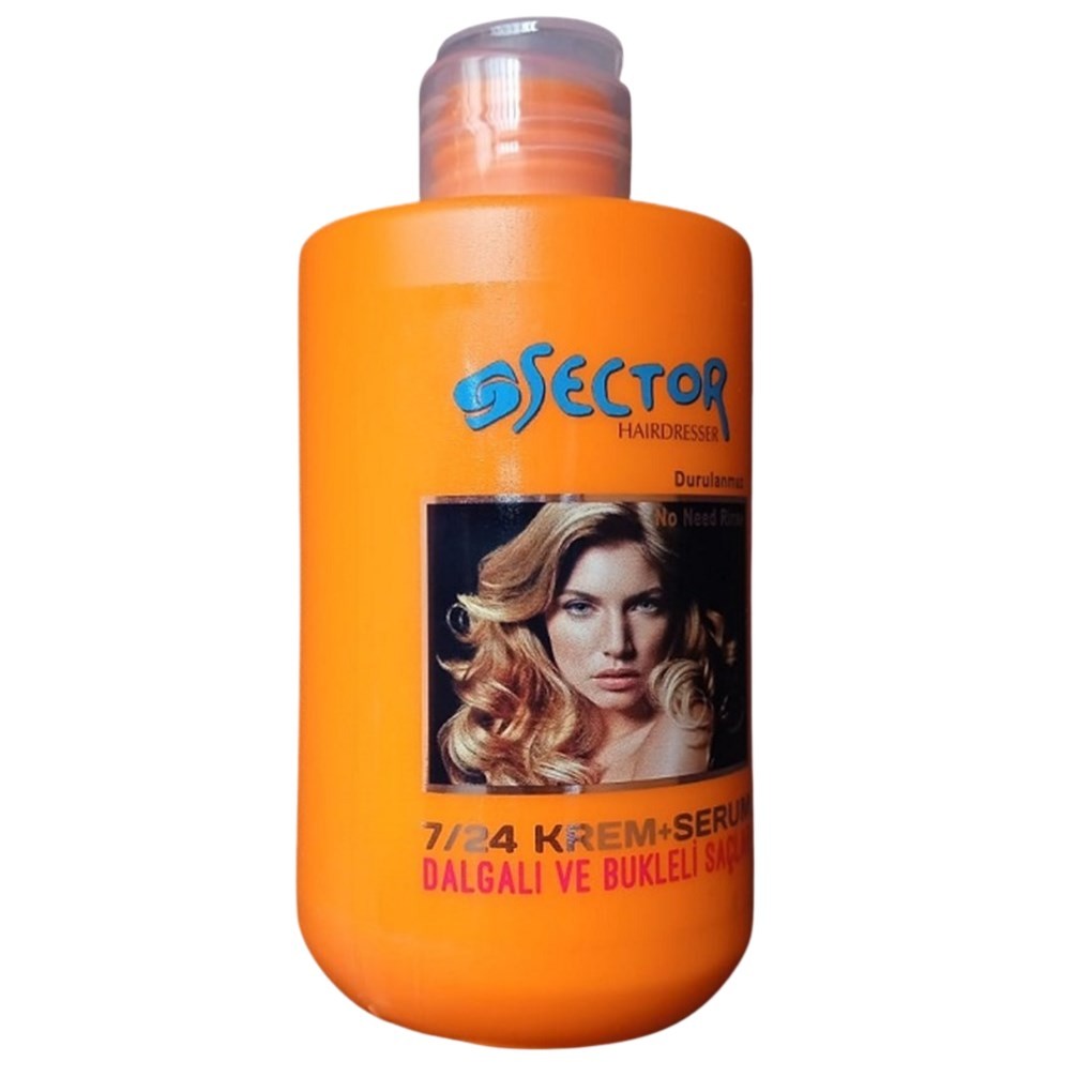7/24 Şekillendirici Saç Kremi Turuncu 300 ml