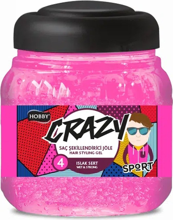 Hobby Crazy 150 ml Saç Şekillendirici Jöle Islak Sert