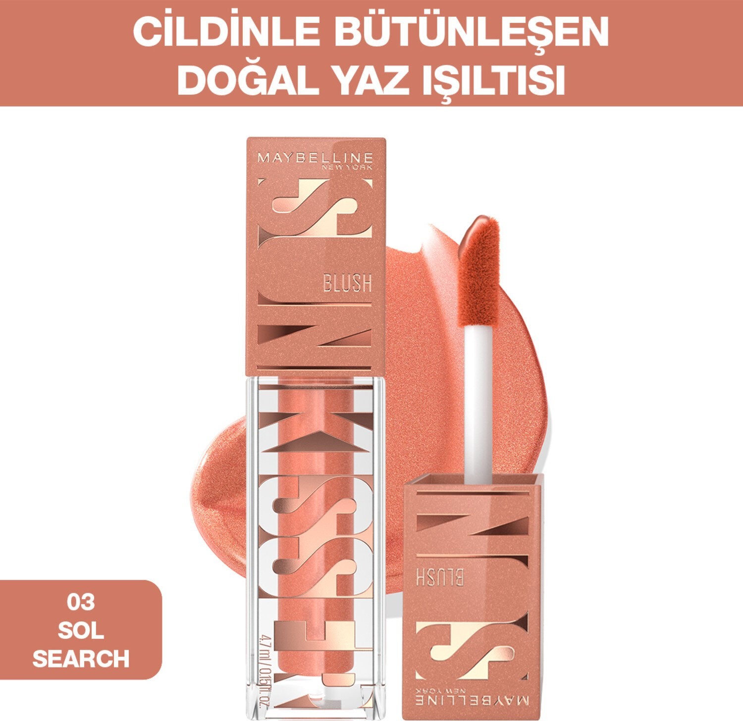 Maybelline New York Sunkisser Likit Allık- 03 Sol Search